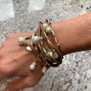 Leather wrap boho bracelet